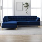 Caradel Glynda sofas Blue LHS