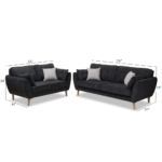 Caradel Magnus Sofas Black