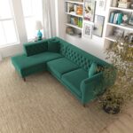 Caradel Swift Sofas Green LHS