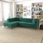 Caradel Swift Sofas Green LHS