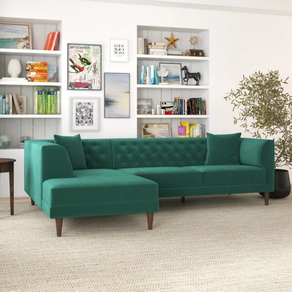 Caradel Swift Sofas Green LHS