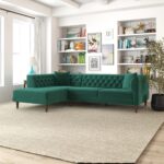 Caradel Swift Sofas Green LHS