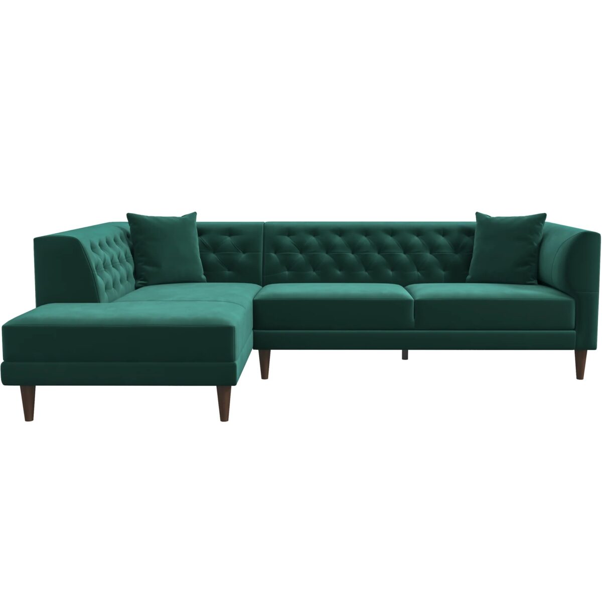 Caradel Swift Sofas Green LHS