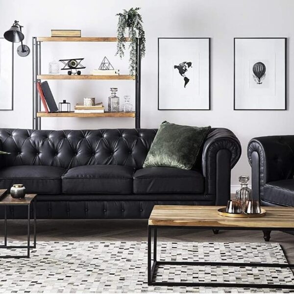 Caradel Mario corner sofas Black