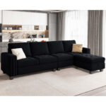 Caradel Adam Sofas Black Velvet