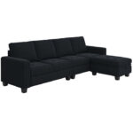 Caradel Adam Sofas Black Velvet