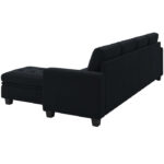 Caradel Adam Sofas Black Velvet