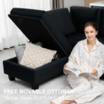 Caradel Adam Sofas Black Velvet