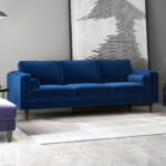 Caradel Lionel Sofas Blue Velvet