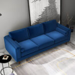 Caradel Lionel Sofas Blue Velvet