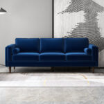 Caradel Lionel Sofas Blue Velvet