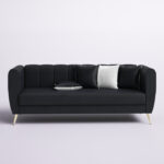 caradel Maddox 3 Seater Sofa Black 3