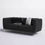 caradel Maddox 3 Seater Sofa Black 3