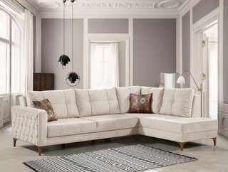 caradel Maxwell L shape Sofa Cream 3