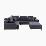 caradel Tyron Corner sofa Dark Grey 7