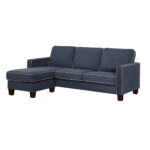 Caradel Paola L shape Sofas blue LHS