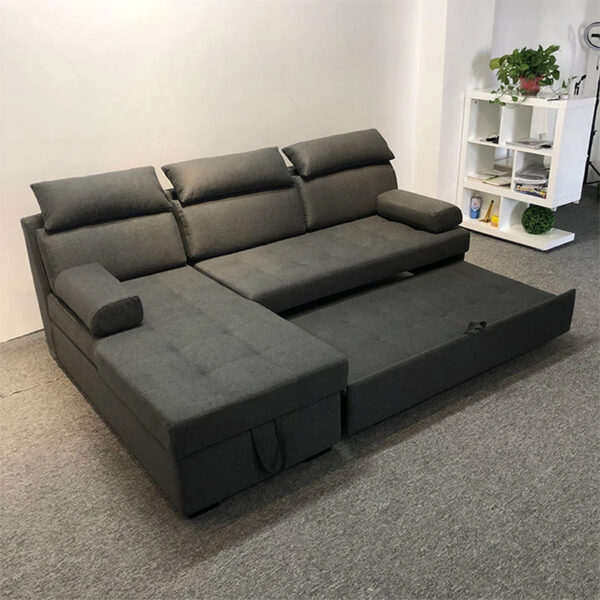 Caradel Bryan 4 Seater Sofas Dark grey