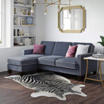 Caradel Paola L shape Sofas blue LHS