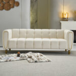 Caradel Emily 3 seater sofa set Beige Velvet (1)