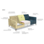 Caradel Honbay 3 seater sofa set Gray (3)