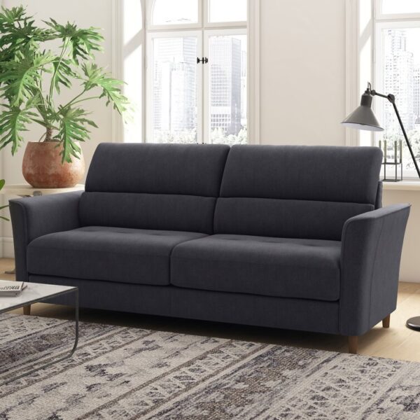 Caradel Nolan 3 seater sofa set Dark Gray Polyester (1)