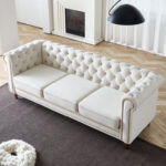 Caradel Scott 3 seater sofa set Beige Velvet (1)