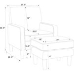 Caradel Viceroy 1 Seater Armchair sofa set Blue Polyester (3)