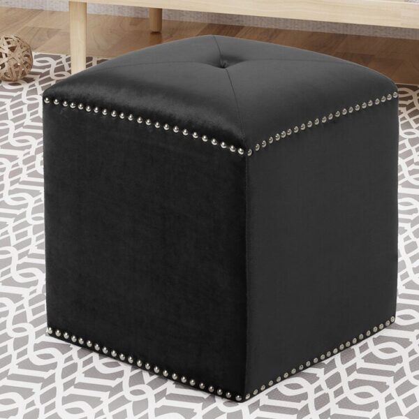 Caradel Wylo Ottoman Black (1)