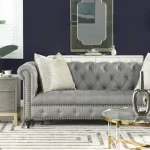 caradel Hawkins 3 Seater sofa Olive Heathered Grey