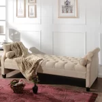 caradel cello Daybed sofa set Beige Chenile 1