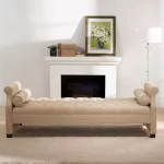 caradel cello Daybed sofa set Beige Chenile 11