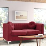 caradel cello daisy 2 seater sofa set Burgundy (1)