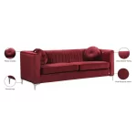 caradel daisy 3 seater sofa set Burgundy 4