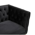 caradel logan 3 Seater sofa set black (5)