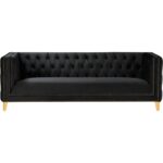 caradel logan 3 Seater sofa set black (8)